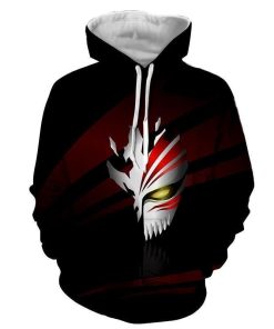 Bleach Hollow Mask Crimson – Bleach Ichigo All Over Print Hoodie and Zip Bleach Hollow Mask Crimson – Bleach Ichigo All Over Print Hoodie and Zip