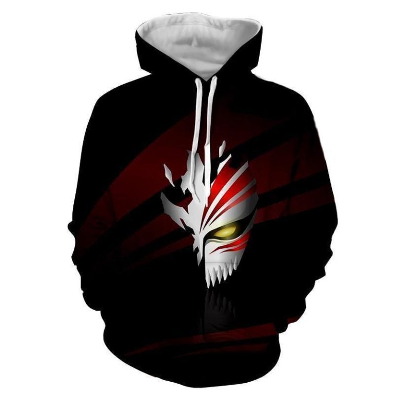 Bleach Hollow Mask Crimson – Bleach Ichigo All Over Print Hoodie and Zip