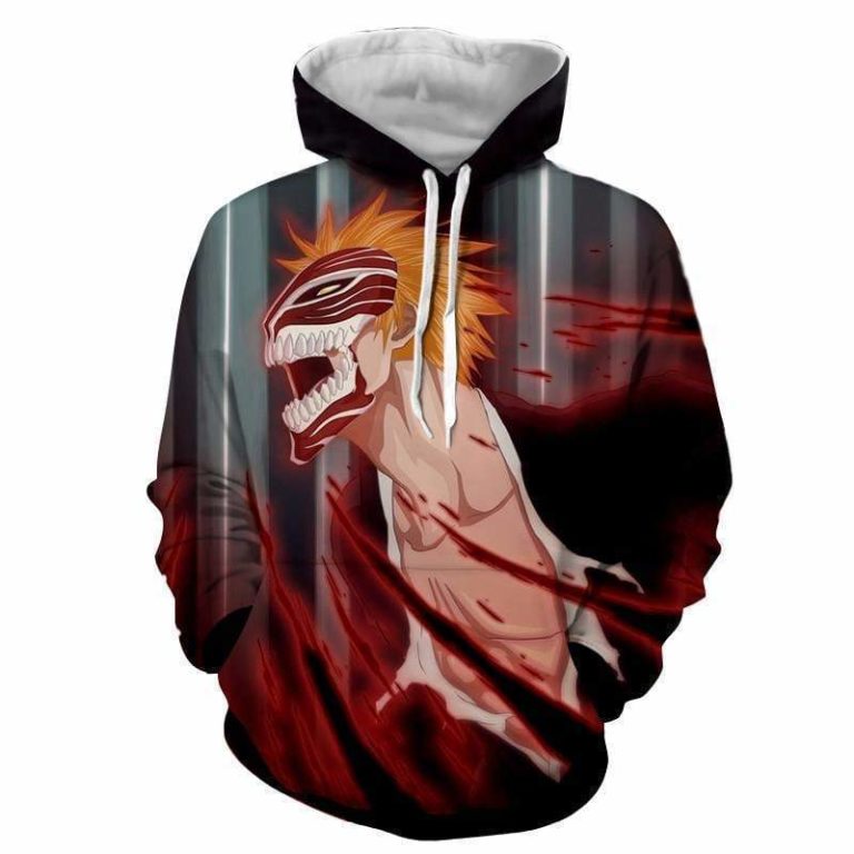 Bleach – Hollow Mask Ichigo AOP Hoodie