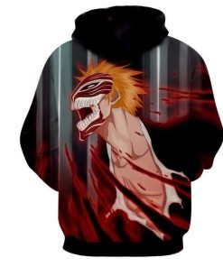 Bleach – Hollow Mask Ichigo AOP Hoodie Bleach – Hollow Mask Ichigo AOP Hoodie