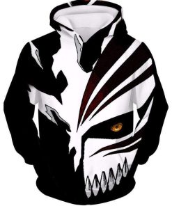 Bleach Kurosaki Ichigo Hollow Mask – Bleachs And Clothing All Over Print Hoodie and Zip