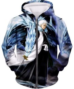 Bleach Super Shinigami Toshiro Hitsugaya Ultimate Action All Over Print Hoodie and Zip