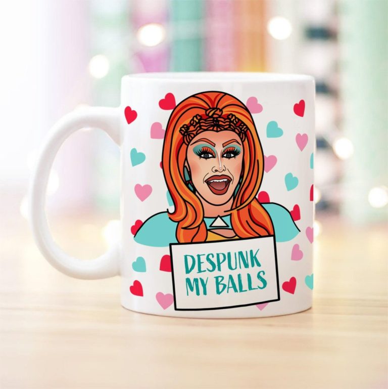 Blu Hydrangea Valentines Ceramic Mug