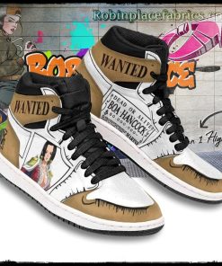 Boa Hancock Wanted Boot Sneakers Custom One Piece Anime Shoes Boa Hancock Wanted Boot Sneakers Custom One Piece Anime Shoes