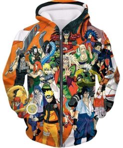 Boruto All Characters All Over Print Hoodie and Zip