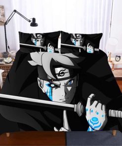 Boruto Momoshiki Otsutsuki Naruto Bedding Custom Anime Bed Set