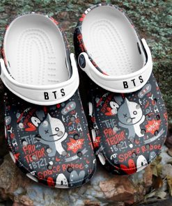 Bts Bt21 Bt21 Black Idol Bts Bts Army Clog Crocs Shoes