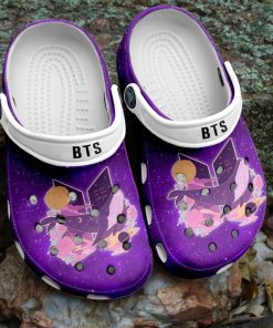 Bts Bt21 Bts Purple Idol Bts Bts Army Clog Crocs Shoes