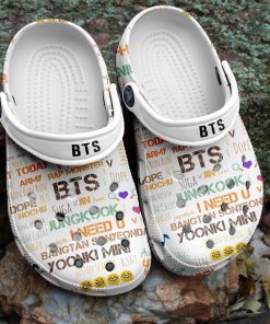 Bts Bts Pattern Idol Bts Bts Army Clog Crocs Shoes
