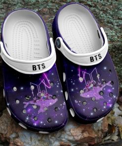 Bts Purple Bts Idol Bts Bts Army Clog Crocs Shoes