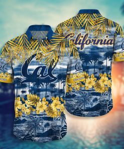 California Golden Bears Button Down Hawaiian Shirt