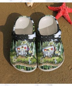 Camping Camper In The Night Crocs Crocband Clog