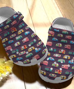 Camping Clog Camping Pattern V2 Crocs Crocband Clog