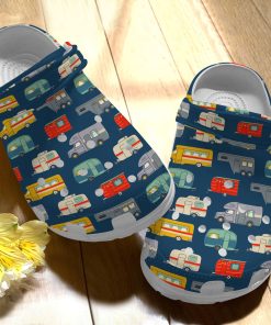 Camping Clog Camping Pattern V3 Crocs Crocband Clog