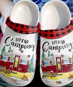 Camping Clog Camping Red Gingham Crocs Crocband Clog