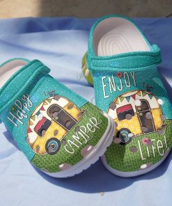 Camping Clog Happy Camper Enjoy Life Crocs Crocband Clog
