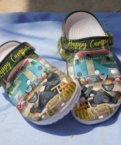 Camping Clog Happy Camper Happy Bear Crocs Crocband Clog