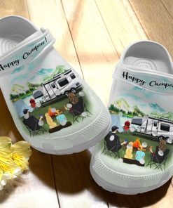 Camping Clog Happy Campers Family Crocs Crocband Clog