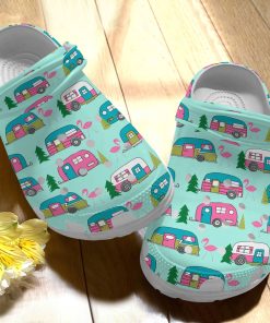 Camping Clog Happy Camping Mint Crocs Crocband Clog