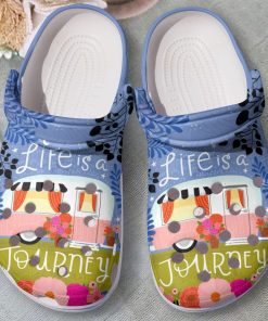 Camping Clog Life Is A Journey Crocs Crocband Clog
