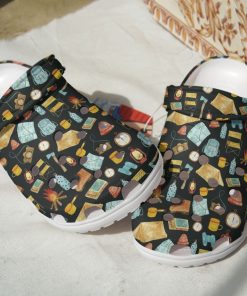 Camping Clog Retro Camping Adventure Crocs Crocband Clog