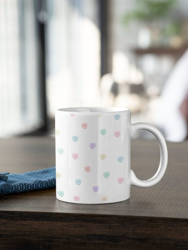 Candy Mug Valentines Couple With Love