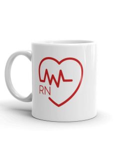 Cardiology Nurse Rn Valentine Mug