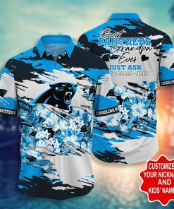Carolina Panthers – Custom Name Hawaiian Aloha Shirt