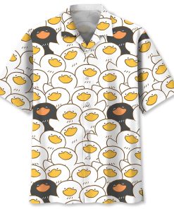 Cartoon Cute Duck Hawaiian Shirt