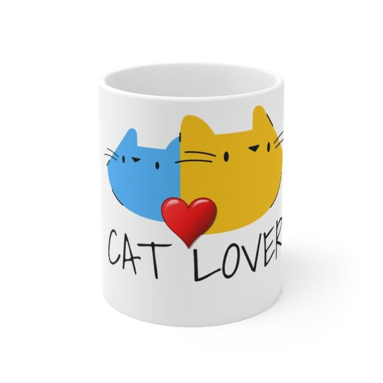 Cat Lover Valentine Mug