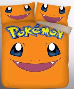 Charmander Pokemon Bedding Custom Anime Bed Set