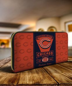 Chicago Bears Custom Name Zippy Long Wallets Chicago Bears Custom Name Zippy Long Wallets