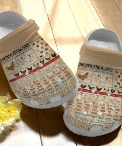 Chicken Clog Custom Fashion Style Comfortable  Kid Print 3D Chicken Knowledge For Mens And Women- Crocs Shoes