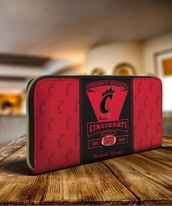 Cincinnati Bearcats Custom Name Zippy Long Wallets Cincinnati Bearcats Custom Name Zippy Long Wallets