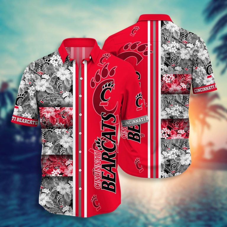 Cincinnati Bearcats Hawaiian Aloha Shirts NCAA