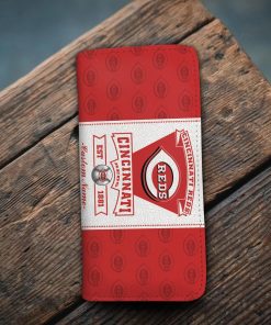 Cincinnati Reds Custom Name Zip Around Wallets