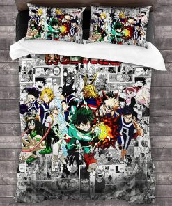 Class 1a Rescue Training My Hero Academia Bedding Custom Anime Bed Set
