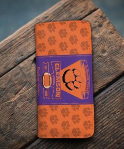 Clemson Tigers Custom Name Zippy Long Wallets Clemson Tigers Custom Name Zippy Long Wallets