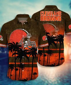 Cleveland Browns NFL Hawaiian Aloha Shirts NFL
