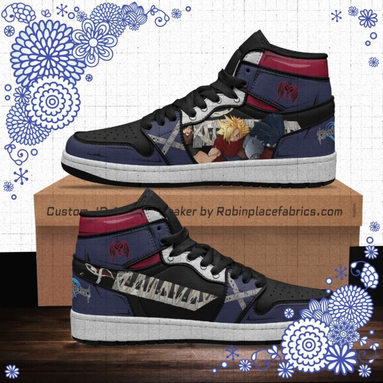 Cloud Shoes Custom Kingdom Hearts Anime Boot Sneakers