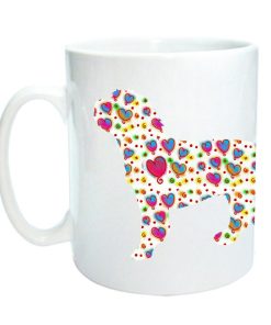 Cockapoo Design Hearts Valentine Ceramic Mug