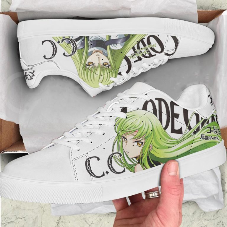 Code Geass C C Low top Leather Stan Smith Sneaker, Casual Shoes