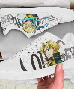 Code Geass Gino Weinberg Low top Leather Stan Smith Shoes, Custom Sneaker