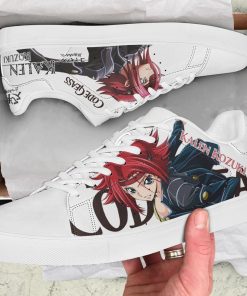 Code Geass Kalen Kozuki Low top Leather Stan Smith Shoes, Custom Sneaker