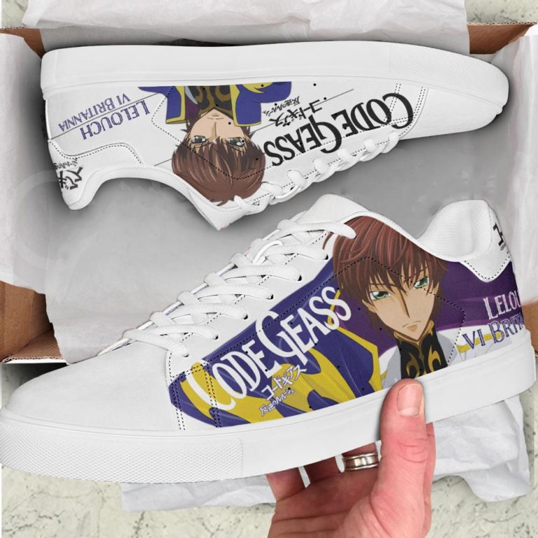 Code Geass Lelouch Low top Leather Stan Smith Shoes, Custom Sneaker