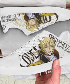 Code Geass Schneizel El Britamia Low top Leather Stan Smith Sneaker, Casual Shoes