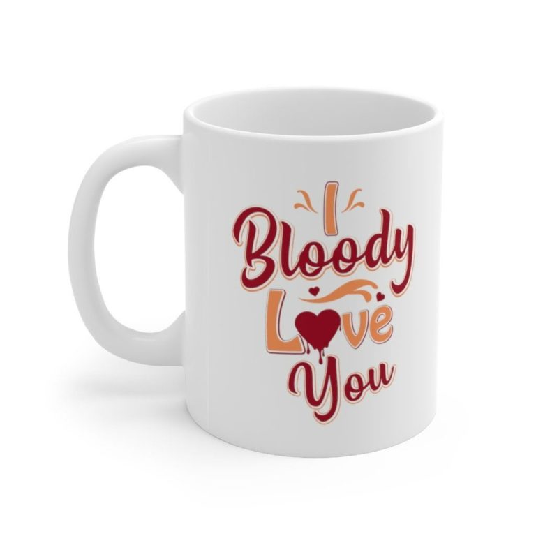 Coffee Couple In Love I Bloody Love You Mug