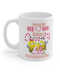 Coffee Valentines Couple With Love Honey Bees Mug