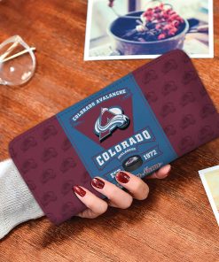 Colorado Avalanche Custom Name Zippy Long Wallets Colorado Avalanche Custom Name Zippy Long Wallets