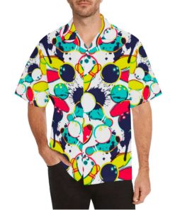 Colorful Bowling Tropical Hawaiian Shirt